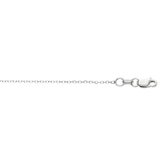 Sincerely, Springer's Necklaces and Pendants Sincerely Springer's 14k White Gold .87mm Cable Chain - 16"