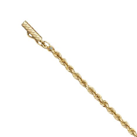 Sincerely, Springer's Necklaces and Pendants Sincerely Springer's 14k Yellow Gold 2.3mm Rope Chain Necklace