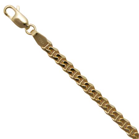 Sincerely, Springer's Necklaces and Pendants Sincerely Springer's 14k Yellow Gold 3.4mm Anchor Chain Necklace