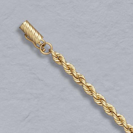 Sincerely, Springer's Bracelet Sincerely, Springer's 14k Yellow Gold  8" Rope Chain Bracelet