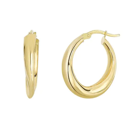 Sincerely, Springer's Earrings Sincerely Springer's 14k Yellow Gold Hoop Earrings