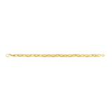 Sincerely, Springer's Bracelet Sincerely, Springer's 14k Yellow Gold Polished Men's Paperclip Chain Bracelet