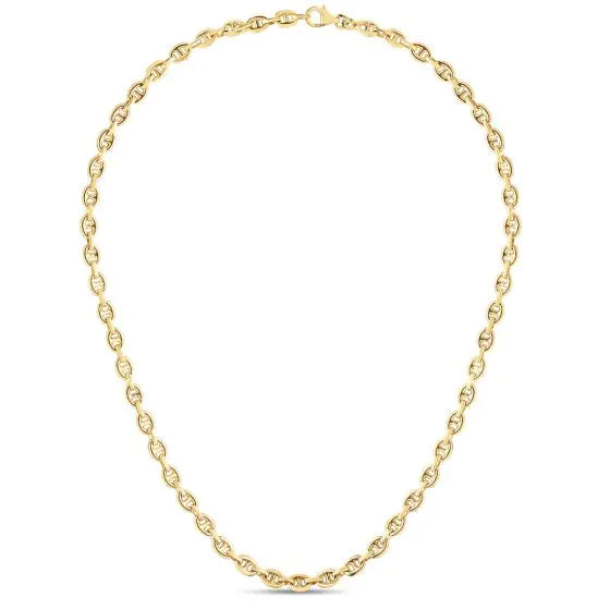 Sincerely, Springer's Necklaces and Pendants Sincerely Springer's 14k Yellow Gold Puff Mariner Necklace