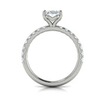 Sincerely, Springer's Engagement Ring Sincerely Springer's 18K White Gold Oval Engagement Ring Style Mounting