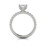 Sincerely, Springer's Engagement Ring Sincerely Springer's 18K White Gold Oval Engagement Ring Style Mounting