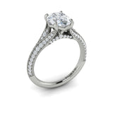 Sincerely, Springer's Engagement Ring Sincerely Springer's 18K White Gold Oval Engagement Ring Style Mounting