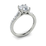 Sincerely, Springer's Engagement Ring Sincerely Springer's 18K White Gold Oval Engagement Ring Style Mounting