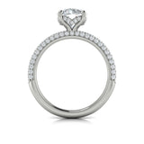 Sincerely, Springer's Engagement Ring Sincerely Springer's 18K White Gold Round Engagement Ring Style Mounting