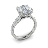 Sincerely, Springer's Engagement Ring Sincerely Springer's 18K White Gold Round Engagement Ring Style Mounting