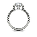 Sincerely, Springer's Engagement Ring Sincerely Springer's 18K White Gold Round Engagement Ring Style Mounting