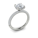 Sincerely, Springer's Engagement Ring Sincerely Springer's 18K White Gold Round Engagement Ring Style Mounting