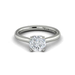 Sincerely, Springer's Engagement Ring Sincerely Springer's 18K White Gold Round Solitaire Engagement Ring Style Mounting