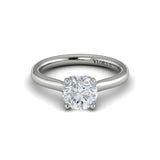 Sincerely, Springer's Engagement Ring Sincerely Springer's 18K White Gold Round Solitaire Engagement Ring Style Mounting