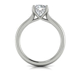 Sincerely, Springer's Engagement Ring Sincerely Springer's 18K White Gold Round Solitaire Engagement Ring Style Mounting