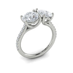 Sincerely, Springer's Engagement Ring Sincerely Springer's 18K White Gold Two-Stone Engagement Ring Style Mounting