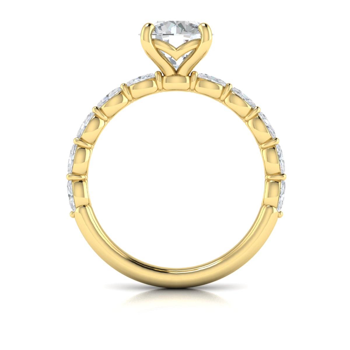 Sincerely, Springer's Engagement Ring Sincerely Springer's 18K Yellow Gold Engagement Ring Mounting