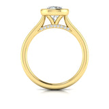 Sincerely, Springer's Engagement Ring Sincerely Springer's 18K Yellow Gold Oval Engagement Ring Style Mounting