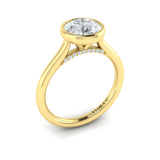 Sincerely, Springer's Engagement Ring Sincerely Springer's 18K Yellow Gold Oval Engagement Ring Style Mounting