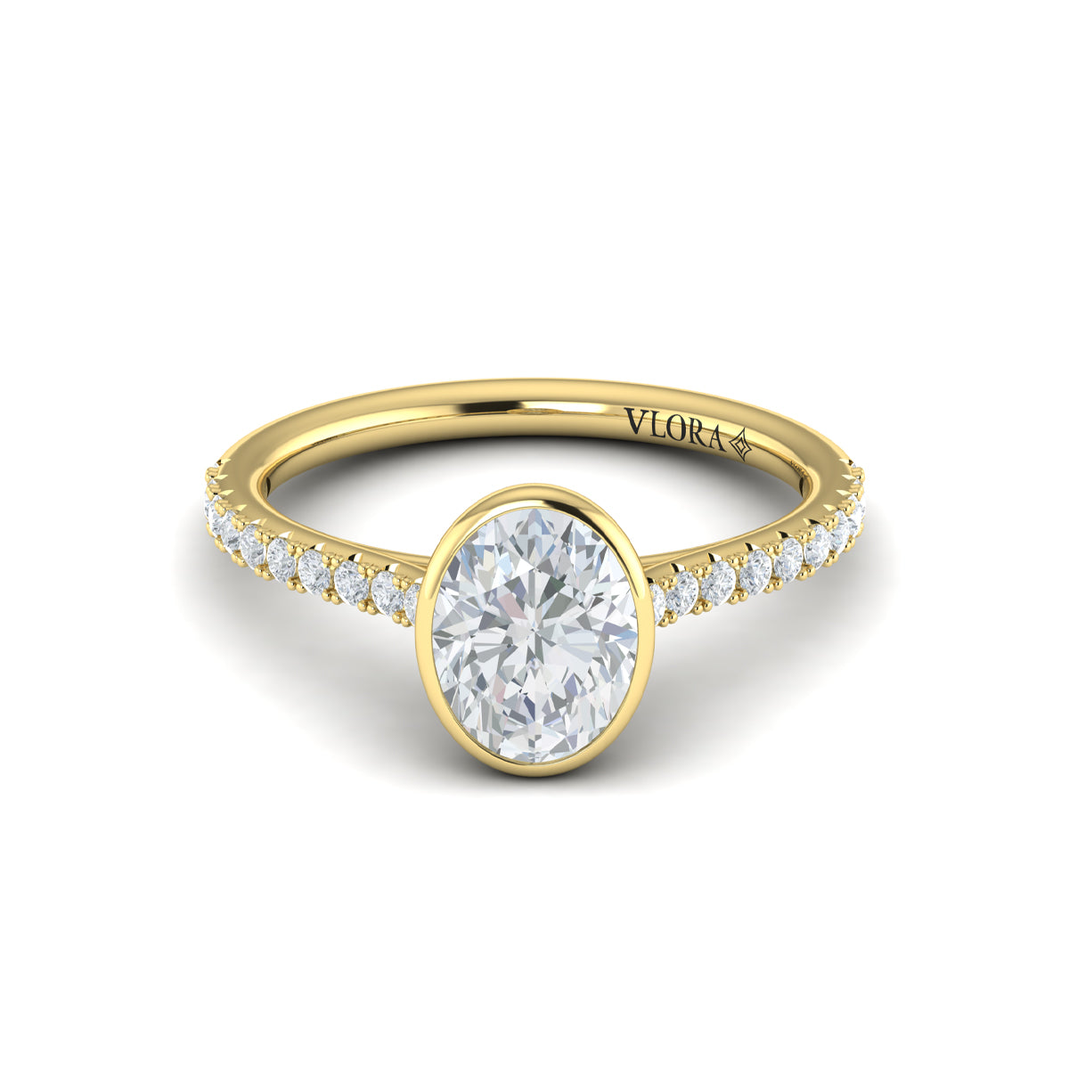 Sincerely, Springer's Engagement Ring Sincerely Springer's 18K Yellow Gold Oval Engagement Ring Style Mounting