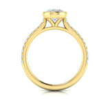 Sincerely, Springer's Engagement Ring Sincerely Springer's 18K Yellow Gold Oval Engagement Ring Style Mounting