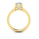 Sincerely, Springer's Engagement Ring Sincerely Springer's 18K Yellow Gold Oval Engagement Ring Style Mounting