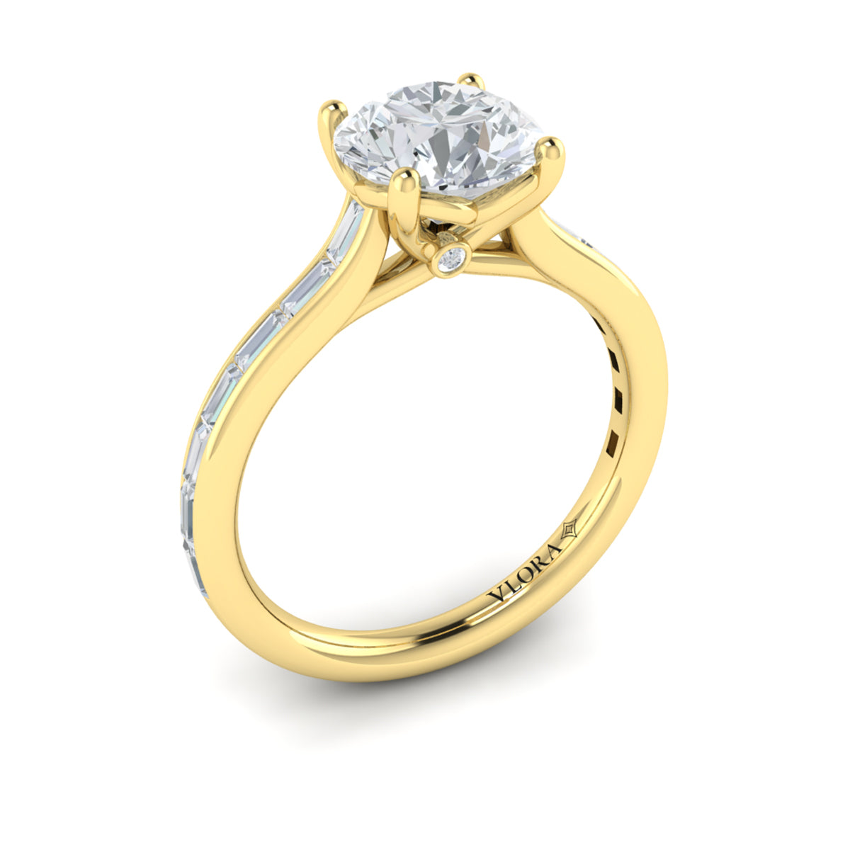 Sincerely, Springer's Engagement Ring Sincerely Springer's 18K Yellow Gold Oval Engagement Ring Style Mounting