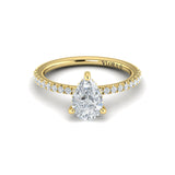 Sincerely, Springer's Engagement Ring Sincerely Springer's 18K Yellow Gold Pear Engagement Ring Style Mounting