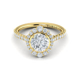 Sincerely, Springer's Engagement Ring Sincerely Springer's 18K Yellow Gold Round Engagement Ring Style Mounting