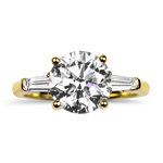 Sincerely, Springer's Engagement Ring Sincerely Springer's 18K Yellow Gold Springer's Collection Three-Stone Round Diamond Engagement Style Ring