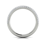 Sincerely, Springer's Wedding Band Sincerely, Springer's by Vlora 18k White Gold Pave Diamond Band