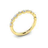 Sincerely, Springer's Wedding Band Sincerely, Springer's by Vlora 18k Yellow Gold Round Diamond Band -0.38ctw