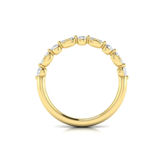 Sincerely, Springer's Wedding Band Sincerely, Springer's by Vlora 18k Yellow Gold Round Diamond Band -0.38ctw