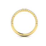 Sincerely, Springer's Wedding Band Sincerely, Springer's by Vlora 18k Yellow Gold Round Diamond Contour Band - 0.42ctw