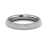 Sincerely, Springer's Wedding Band Sincerely, Springer's by Vlora Platinum Pave Round Diamond Band