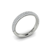 Sincerely, Springer's Wedding Band Sincerely, Springer's by Vlora Platinum Pave Round Diamond Band