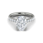 Sincerely, Springer's Engagement Ring Sincerely Springer's Platinum Oval Engagement Ring Mounting