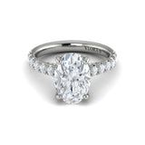 Sincerely, Springer's Engagement Ring Sincerely Springer's Platinum Oval Engagement Ring Mounting