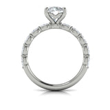 Sincerely, Springer's Engagement Ring Sincerely Springer's Platinum Round Engagement Ring Mounting