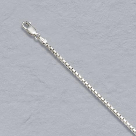 Sincerely, Springer's Necklaces and Pendants Sincerely Springer's Sterling Silver 1.1mm Octavia Style Box Chain - 18"