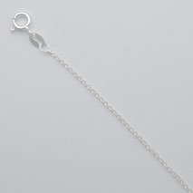 Sincerely, Springer's Necklaces and Pendants Sincerely Springer's Sterling Silver 1.3mm Round Cable Chain - 18"