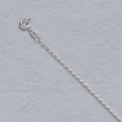 Sincerely, Springer's Necklaces and Pendants Sincerely Springer's Sterling Silver 1.5mm Curb Rada Chain - 18"