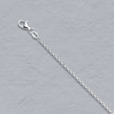 Sincerely, Springer's Necklaces and Pendants Sincerely Springer's Sterling Silver 2.2mm Round Cable Chain - 20"