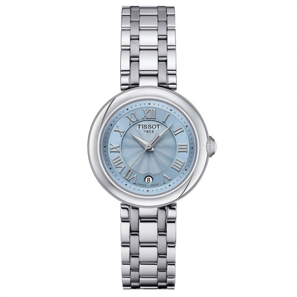 Tissot Watch Tissot Bellissima Wristwatch, Blue Mother of Pearl Dial, 26mm