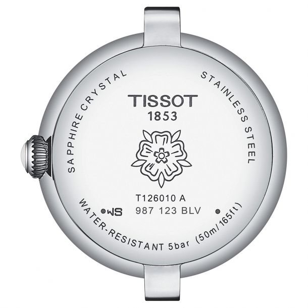 Tissot Watch Tissot Bellissima Wristwatch, Blue Mother of Pearl Dial, 26mm