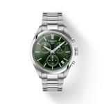 Tissot Watch Tissot PR 100 Chronograph Wristwatch, Green Dial, 40mm (T1504171109100)