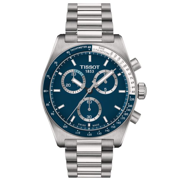 Tissot Watch Tissot PR 516 Chronograph T-Sport Collection, Blue Dial, 40mm