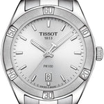 Tissot Watch Tissot PR100 Quartz Watch, Silver Dial, 36mm