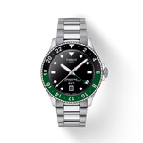 Tissot Watch Tissot Seastar 1000 GMT, Black Dial, 40mm (T1208521105100)