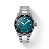 Tissot Watch Tissot Seastar 1000 Powermatic 80, Turquoise-Black Dial, 40mm (T1208071109100)