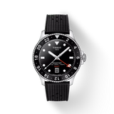 Tissot Watch Tissot Seastar 1000 Quartz GMT, Black Dial, 40mm (T1208521705100)